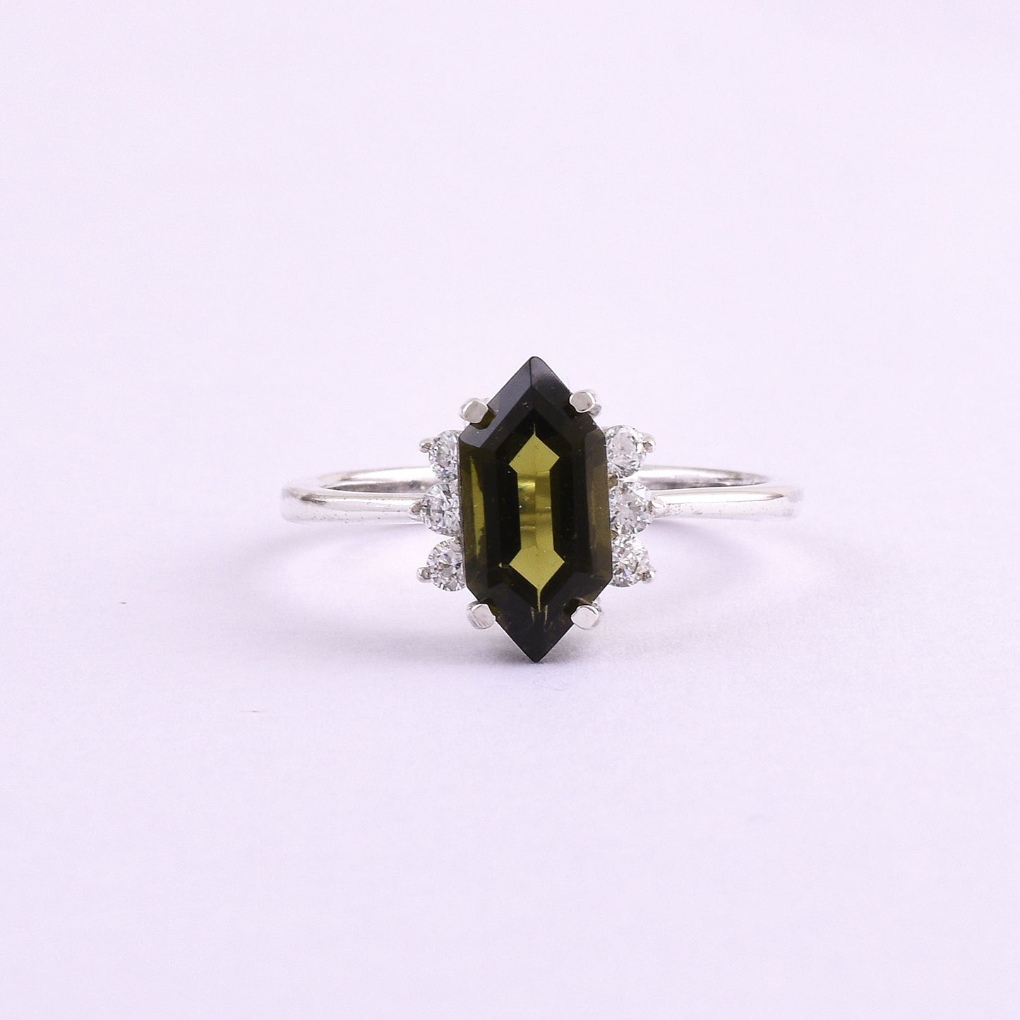 Silverforestaa: Stunning Moldavite Silver Rings