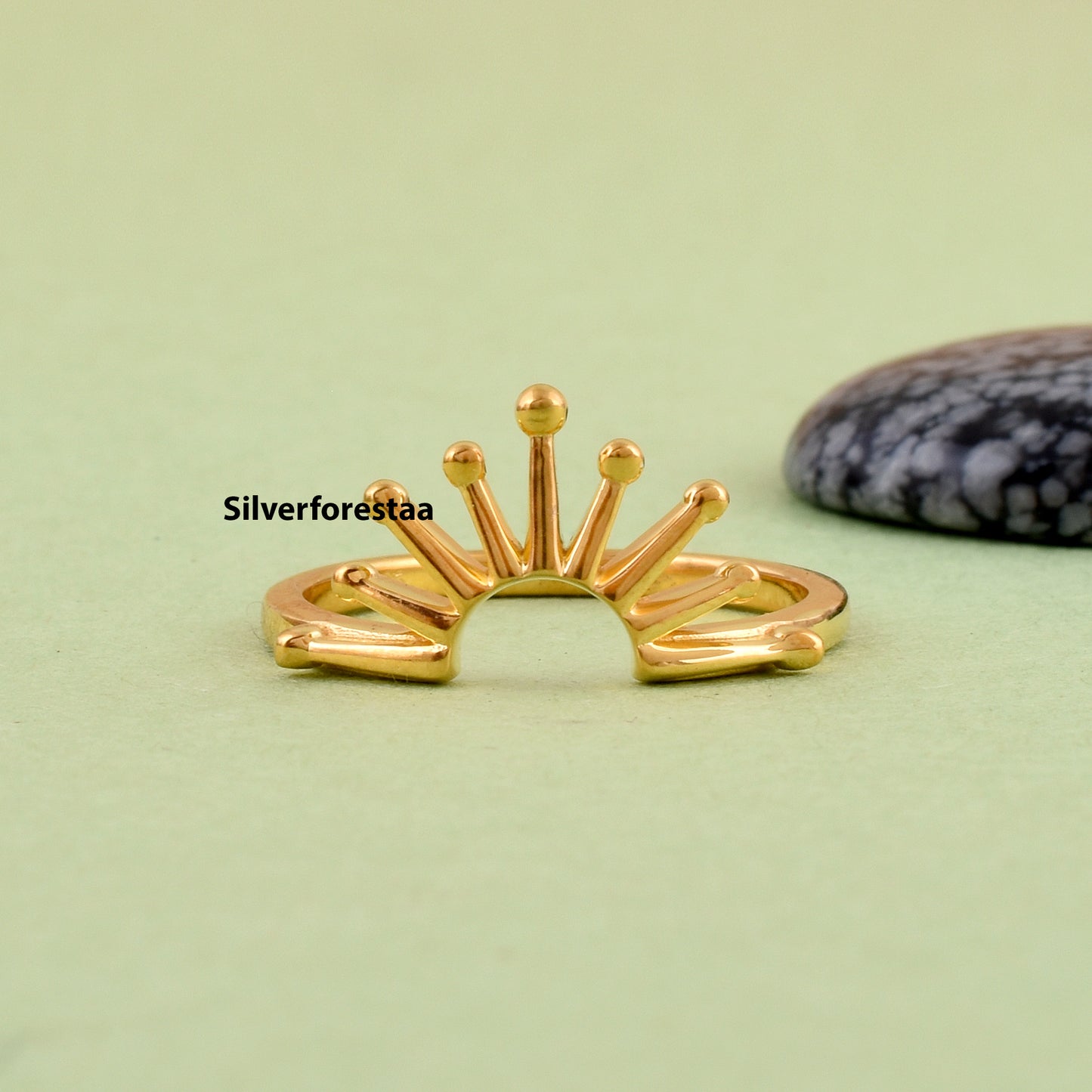 Sunburst Ring in 925 Sterling Silver – Radiate Light & Style