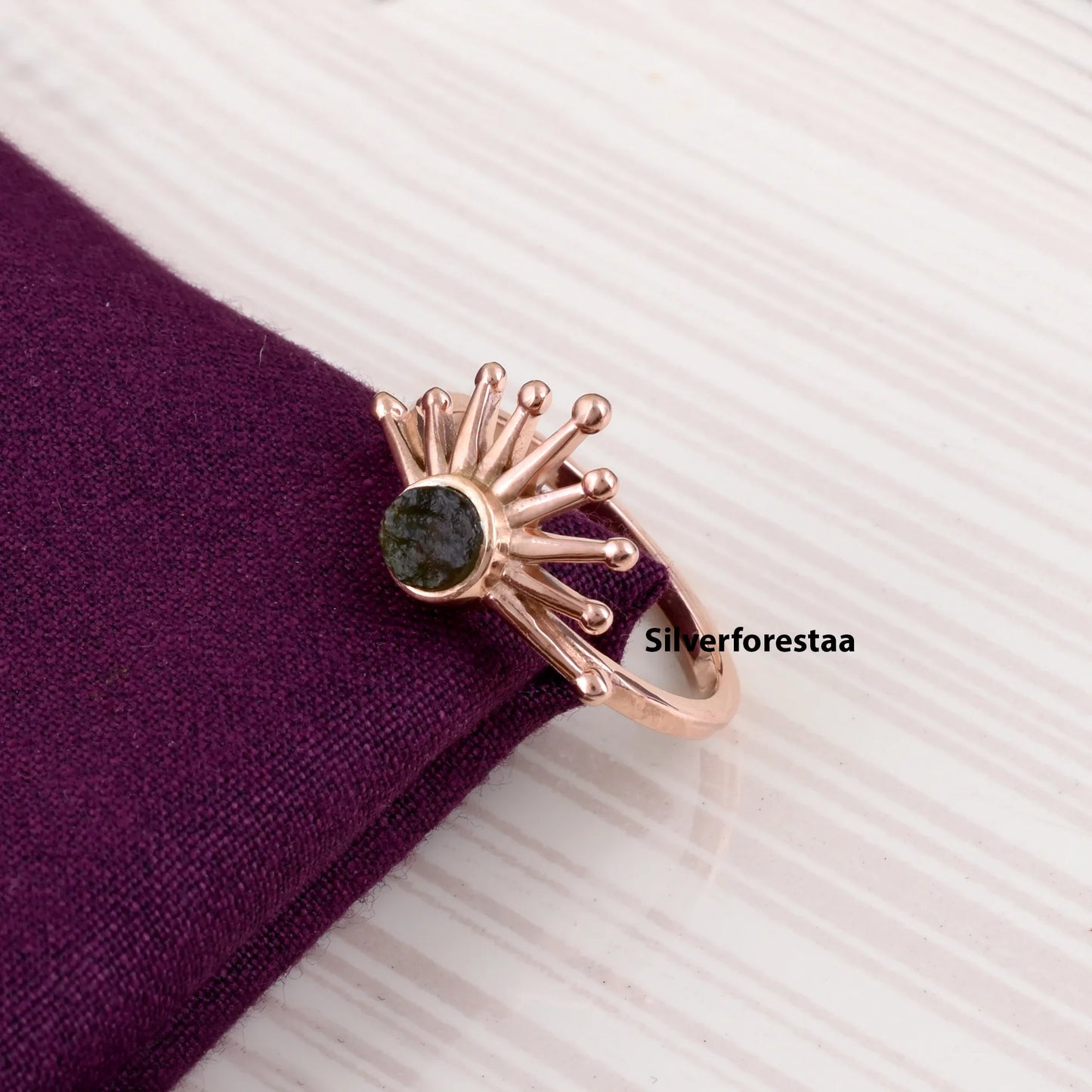 Moldavite Jewellery ( Silver ) - SILVERFORESTAA