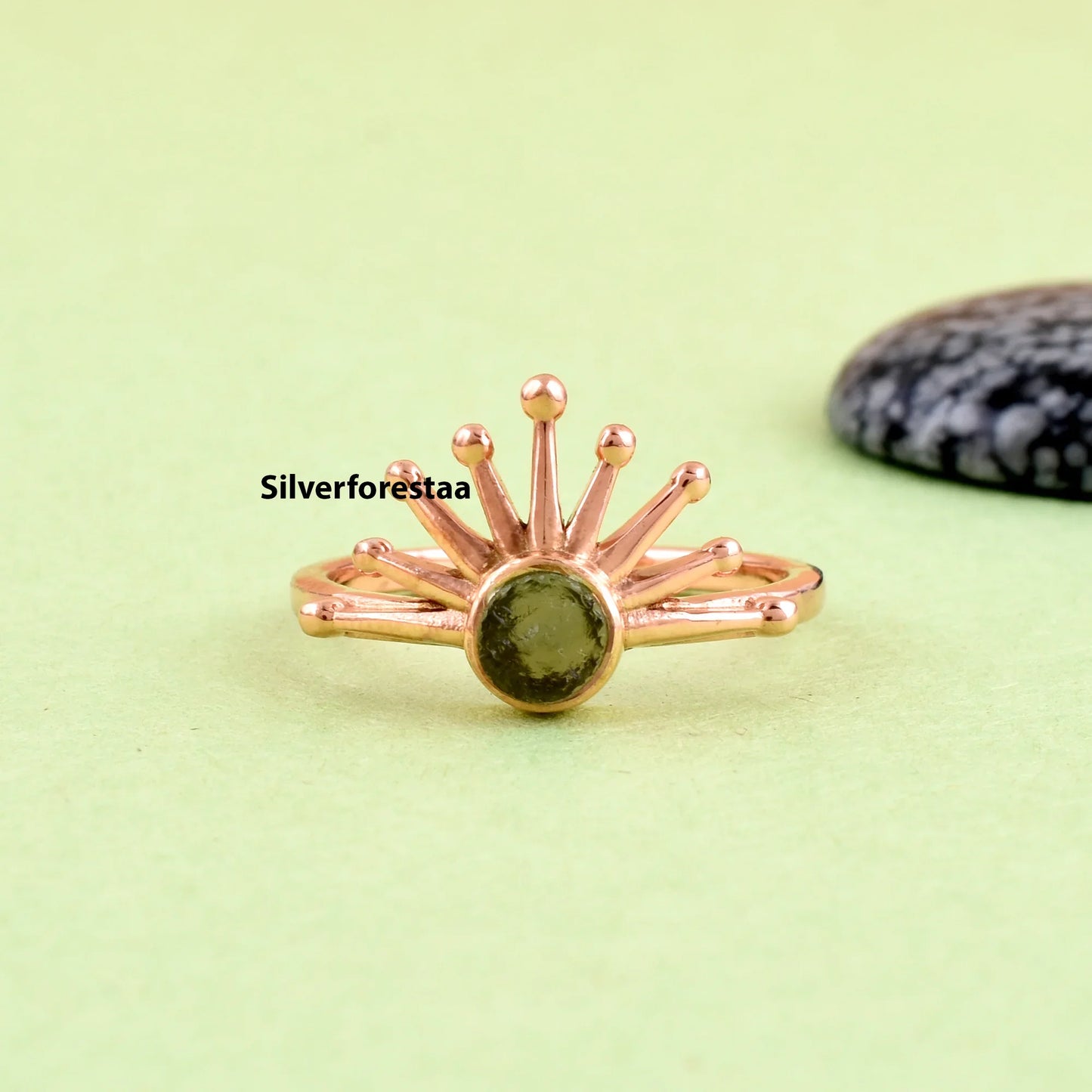Moldavite Jewellery ( Silver ) - SILVERFORESTAA
