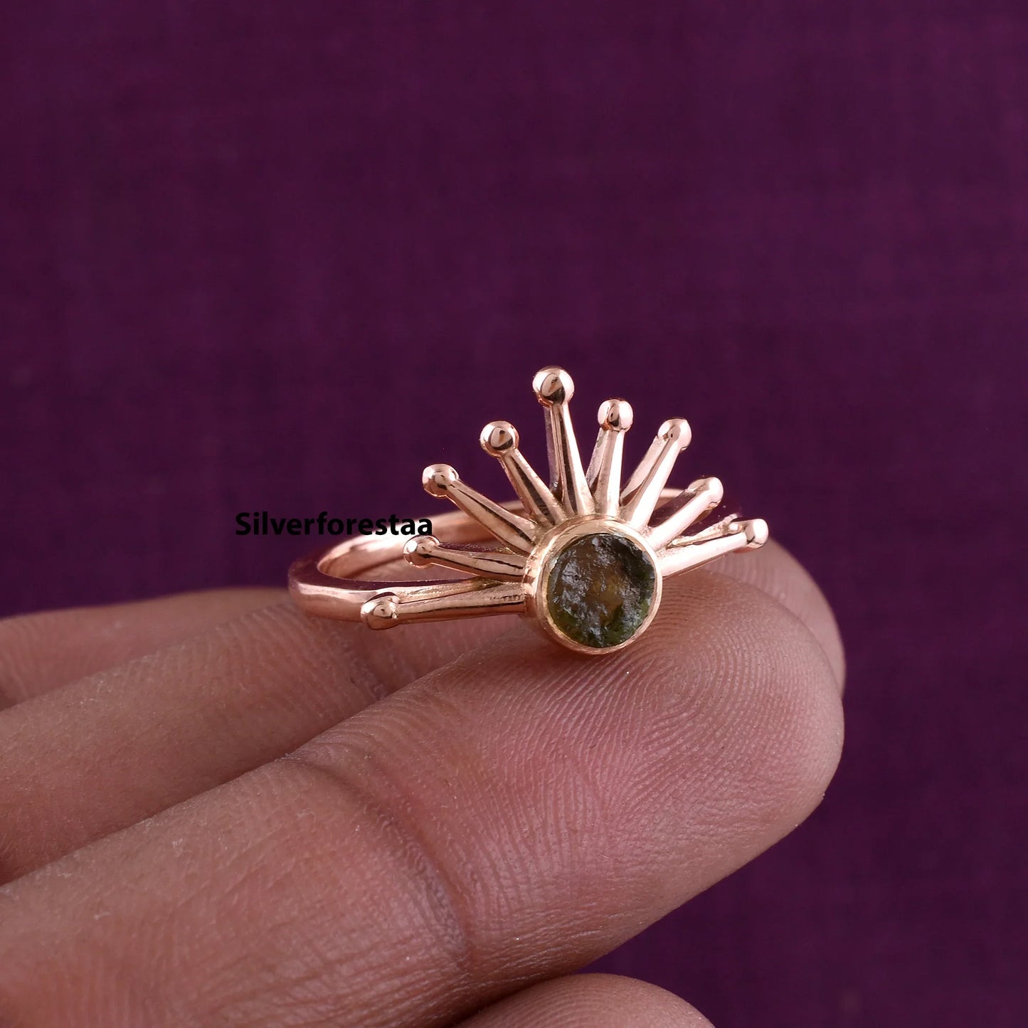 Moldavite Jewellery ( Silver ) - SILVERFORESTAA