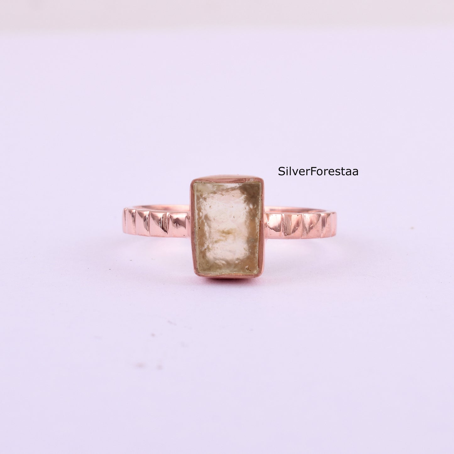 Handcrafted Libyan Tektite Ring | 925 Silver | Spiritual Stone