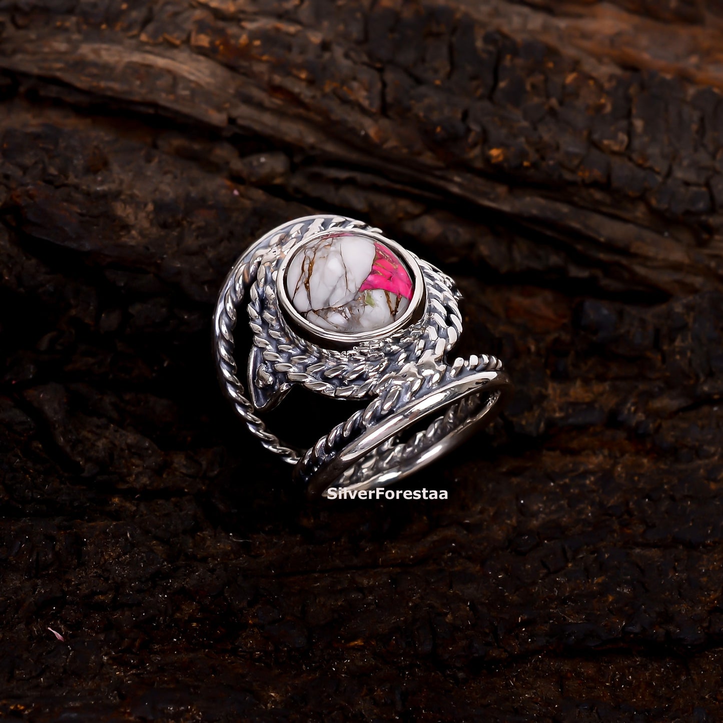 Cotton Candy Turquoise Ring in 925 Sterling Silver – Sweet & Stylish