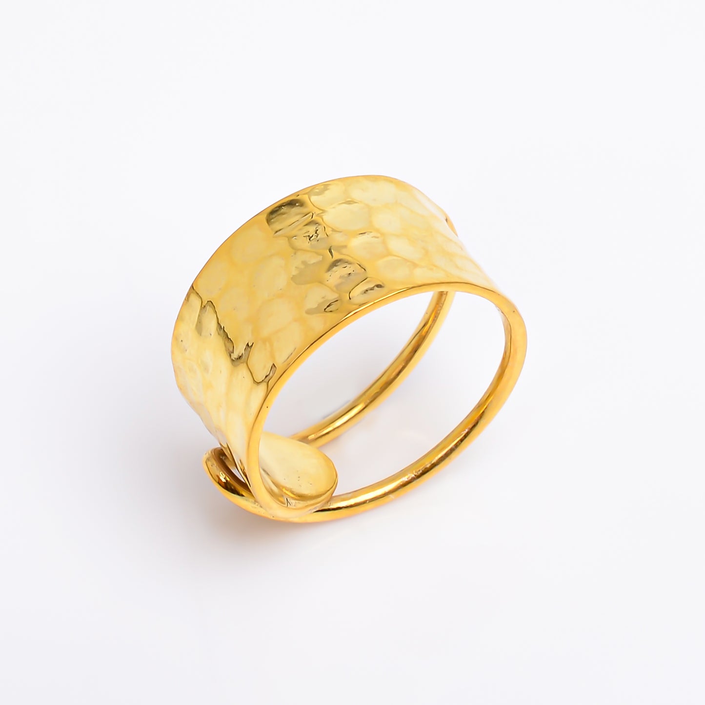Artisan Hammered Silver Ring | Handmade Wedding Band