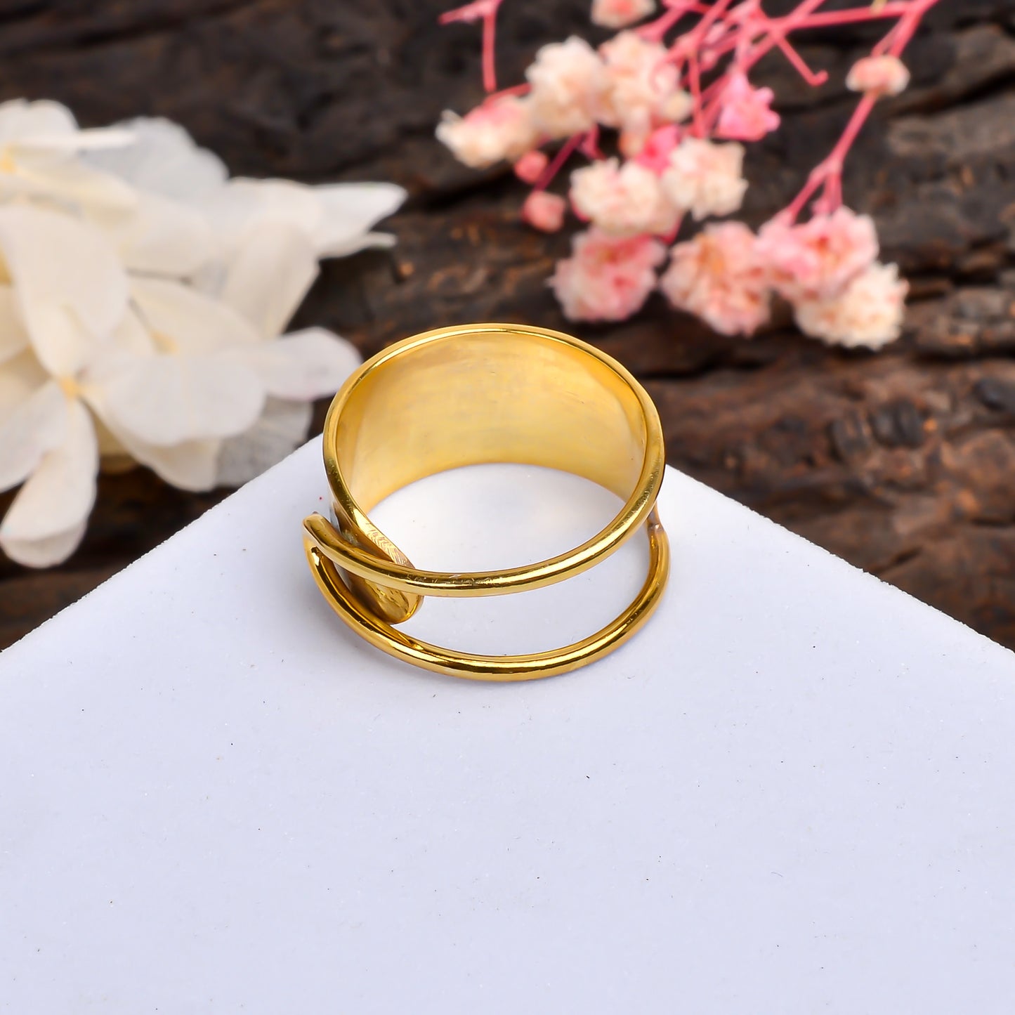 Artisan Hammered Silver Ring | Handmade Wedding Band