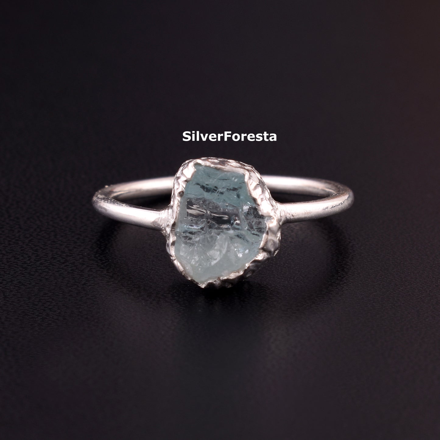 Aquamarine Birthstone Ring – Gift for Her