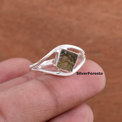 Moldavite Rings Czech Republic