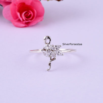 FLAMINGO RING - 925 Sterling Silver Ring