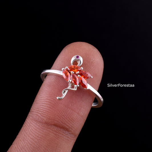 FLAMINGO RING - Sterling Silver Ring