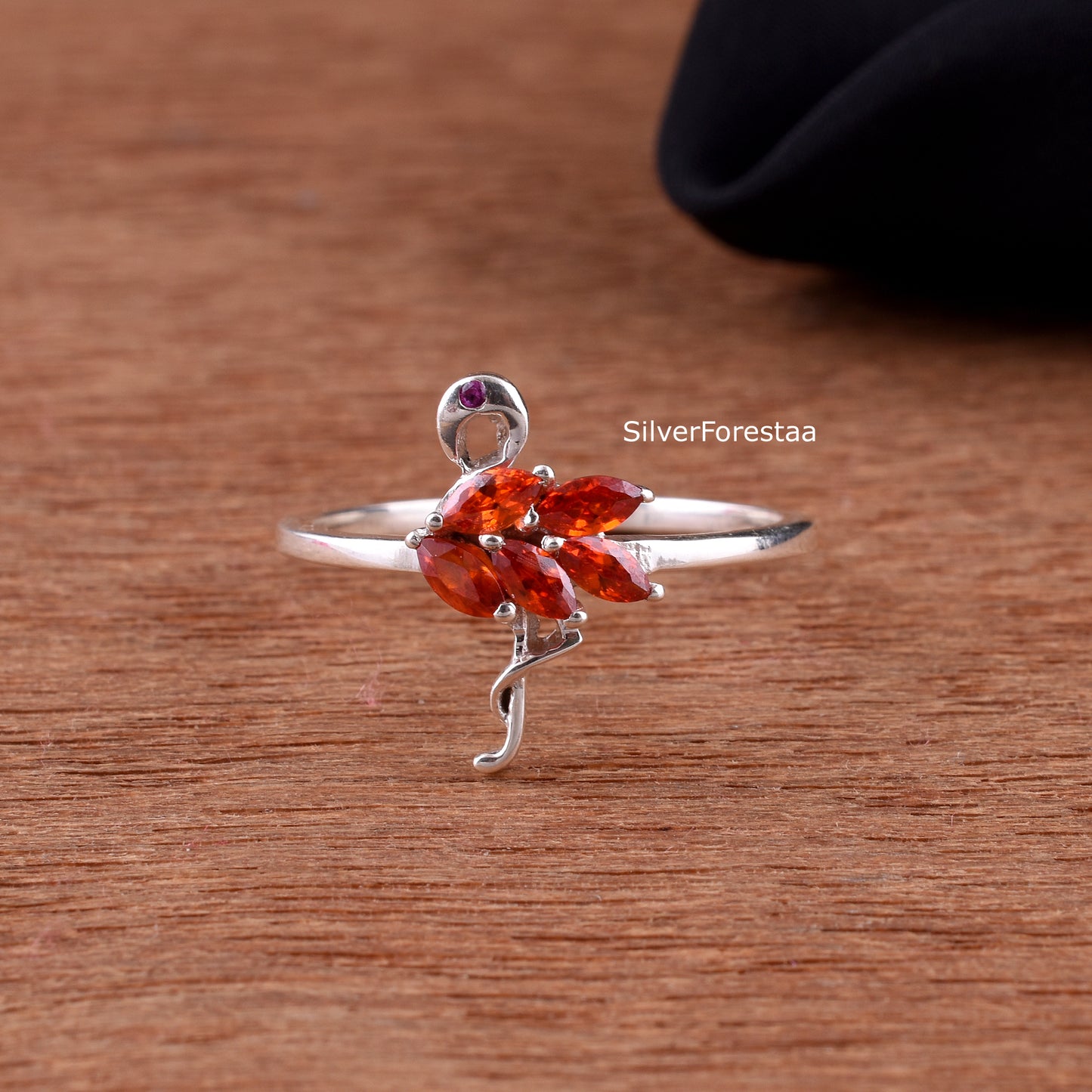 FLAMINGO RING - Sterling Silver Ring