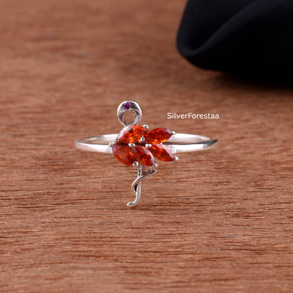FLAMINGO RING - Sterling Silver Ring