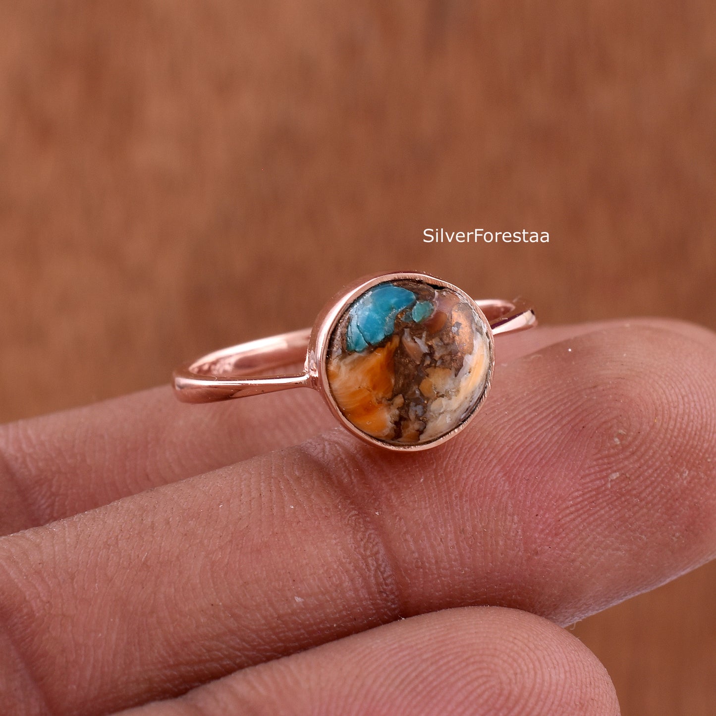 Oyster Turquoise Ring