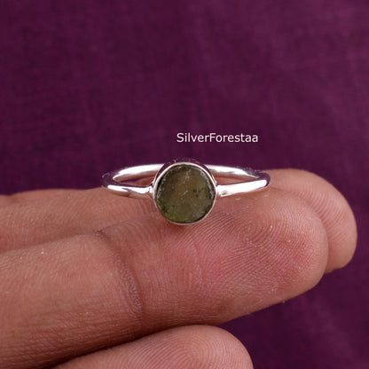 Healing Moldavite Ring Transformation Jewelry