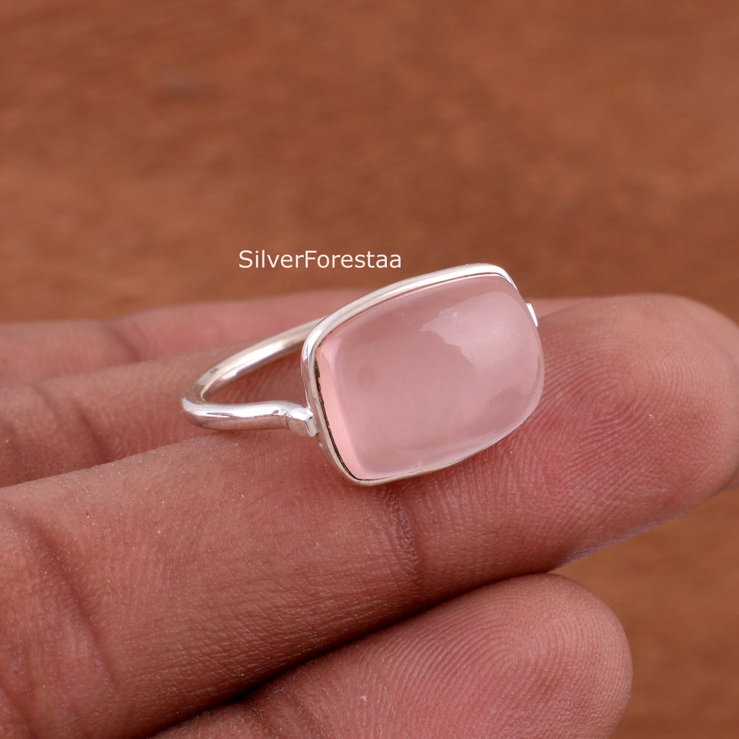 Rose Quartz Ring