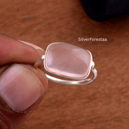 Rose Quartz Ring