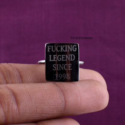 customize silver ring