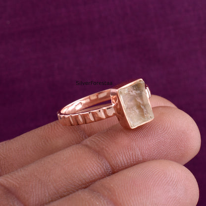Handcrafted Libyan Tektite Ring | 925 Silver | Spiritual Stone