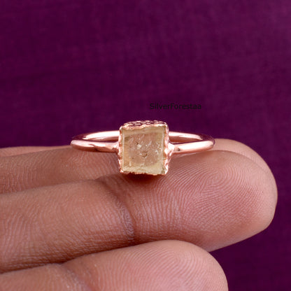 Genuine Libyan Tektite Ring | 925 Sterling Silver Design