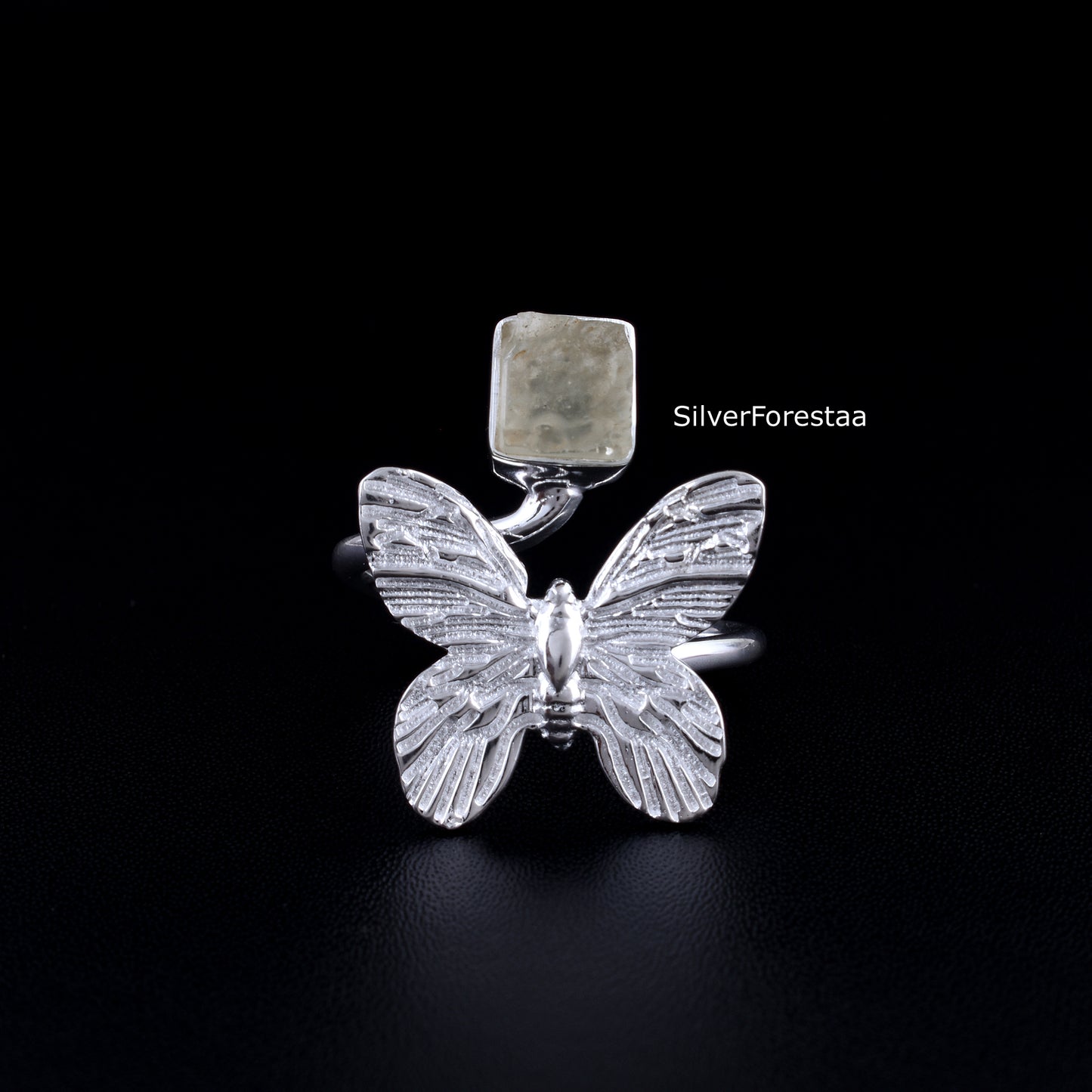 Libyan Desert Tektite in 925 Silver – Mystical Desert Stone