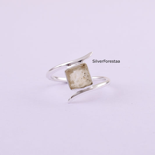 Libyan Desert Glass in Sterling Silver – Timeless & Powerful - SILVERFORESTAA