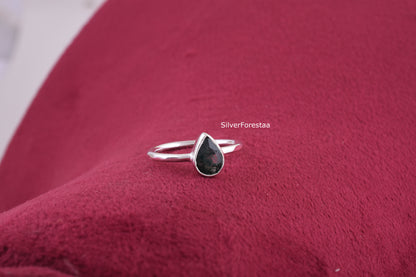 Handcrafted Moss Agate Ring for Women – Sterling Silver Setting