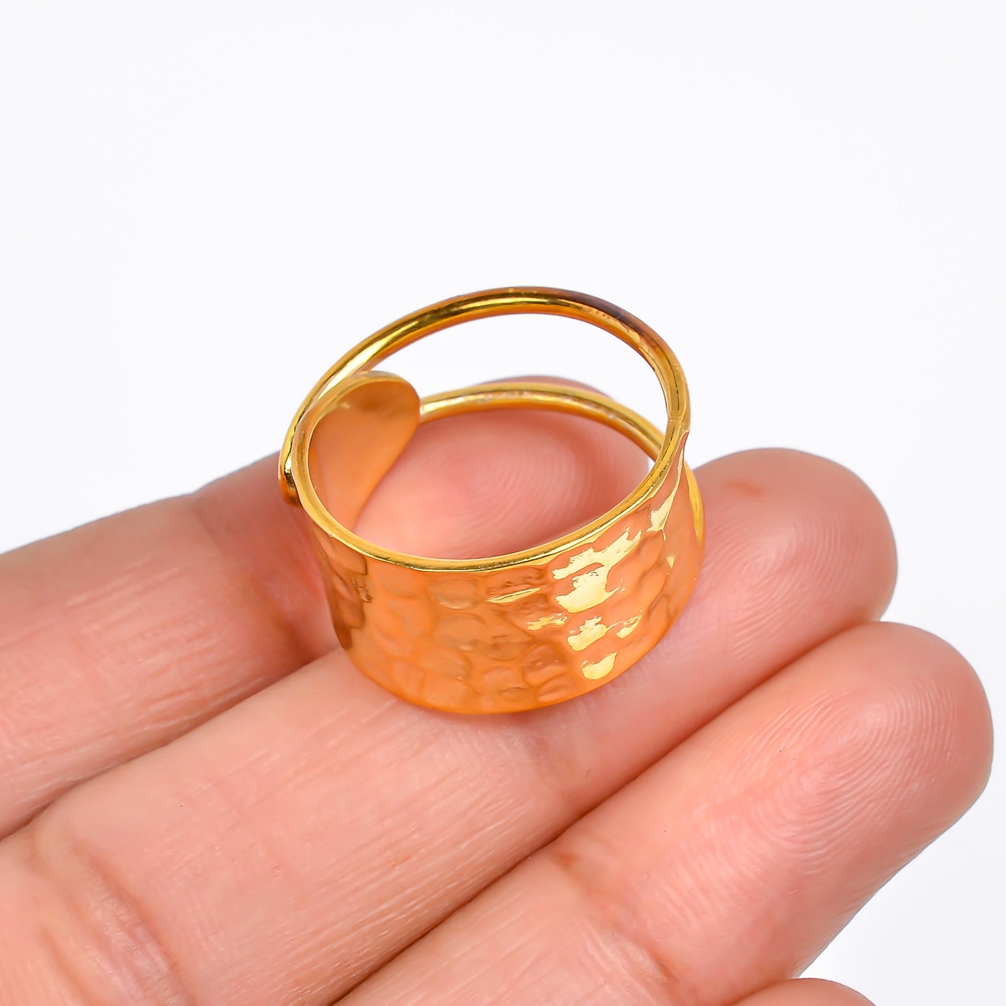 Artisan Hammered Silver Ring | Handmade Wedding Band