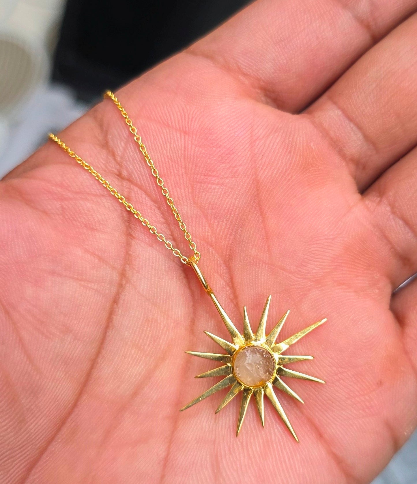 Libyan Desert Tektite Necklace in Sterling Silver