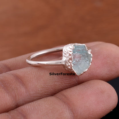Aquamarine Birthstone Ring – Gift for Her