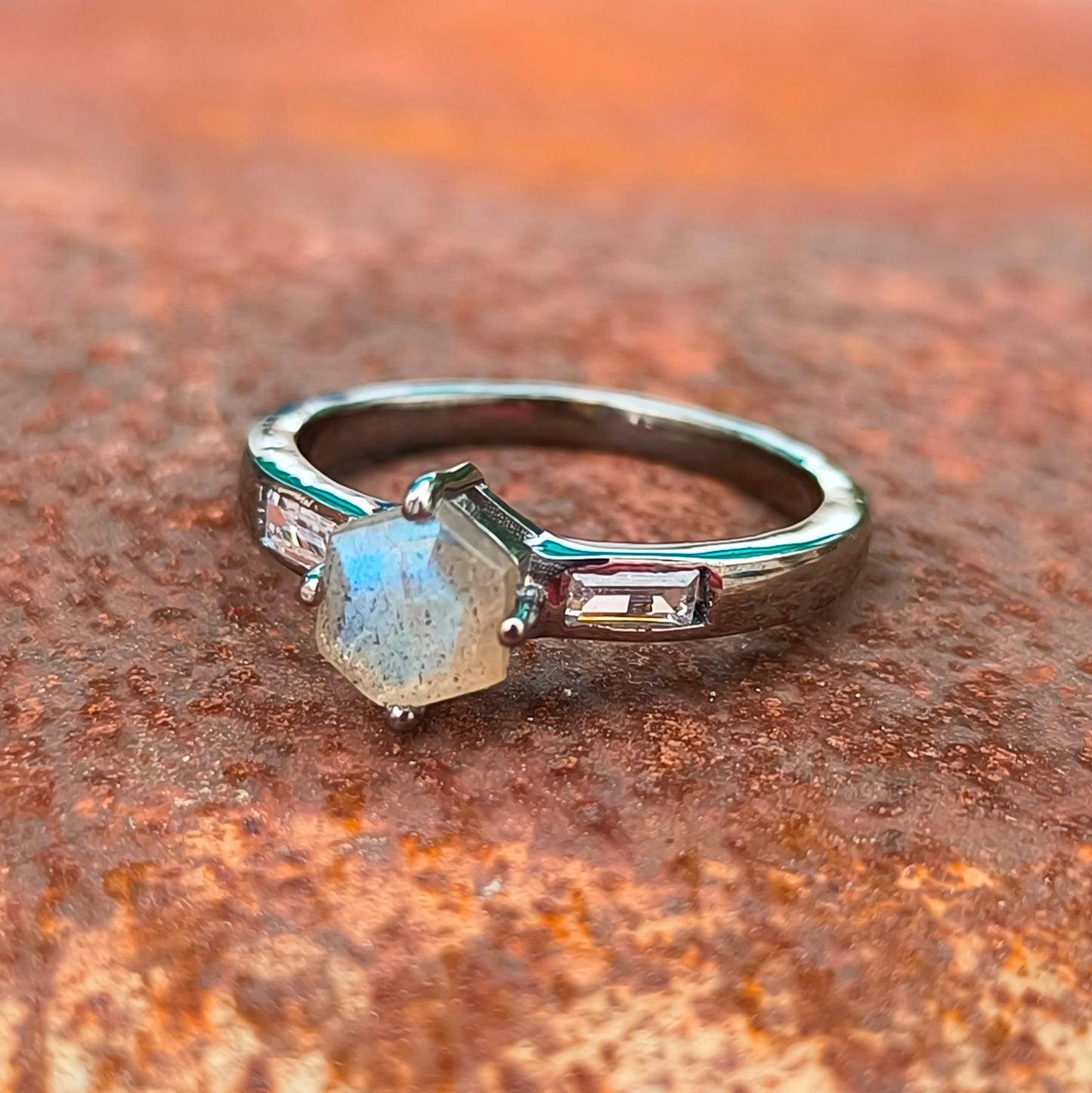 925 Sterling Silver Dainty Engagement Ring – Silverforestaa - SILVERFORESTAA