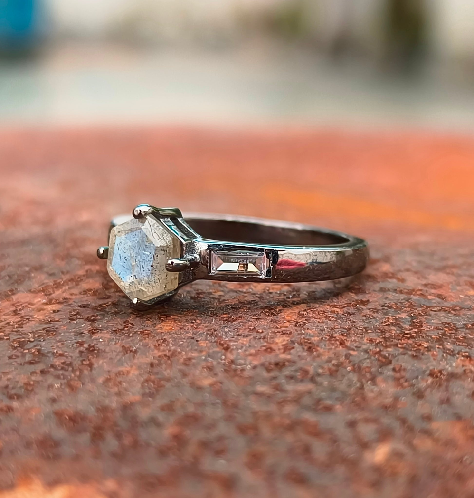 925 Sterling Silver Dainty Engagement Ring – Silverforestaa - SILVERFORESTAA