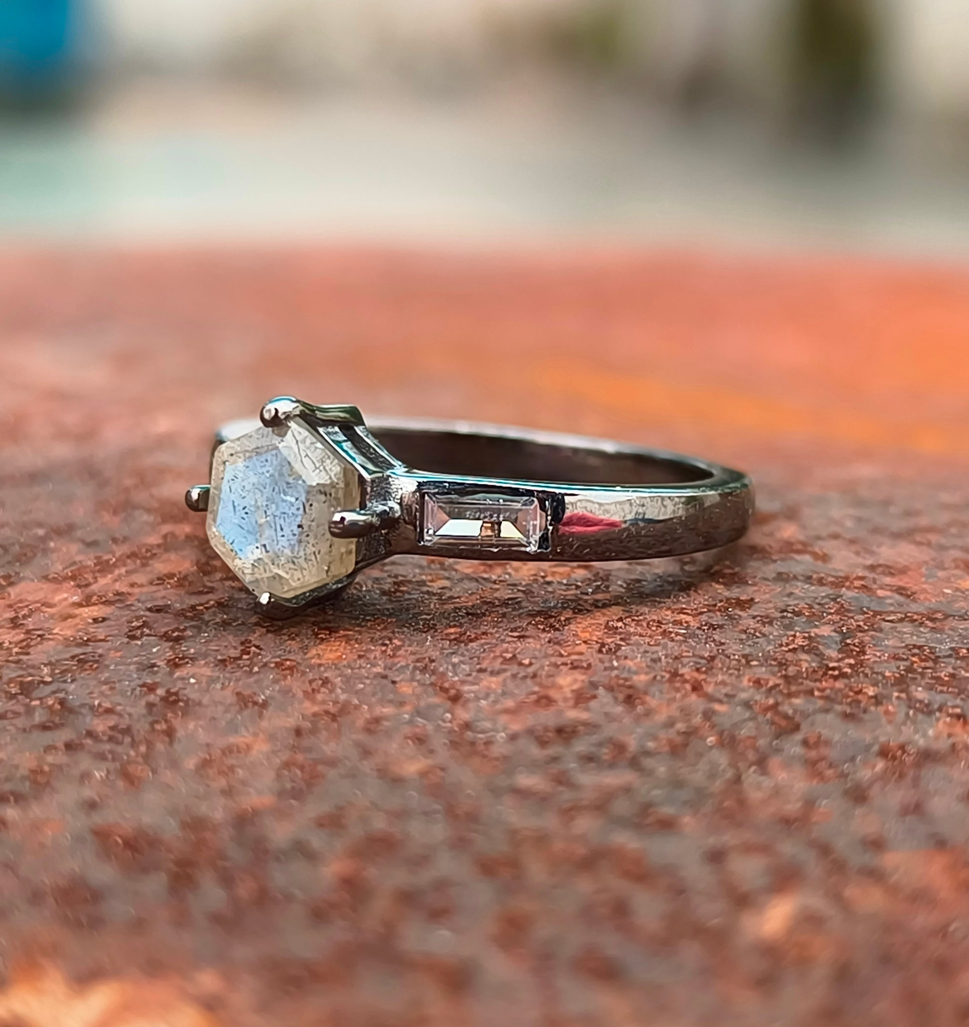 925 Sterling Silver Dainty Engagement Ring – Silverforestaa - SILVERFORESTAA