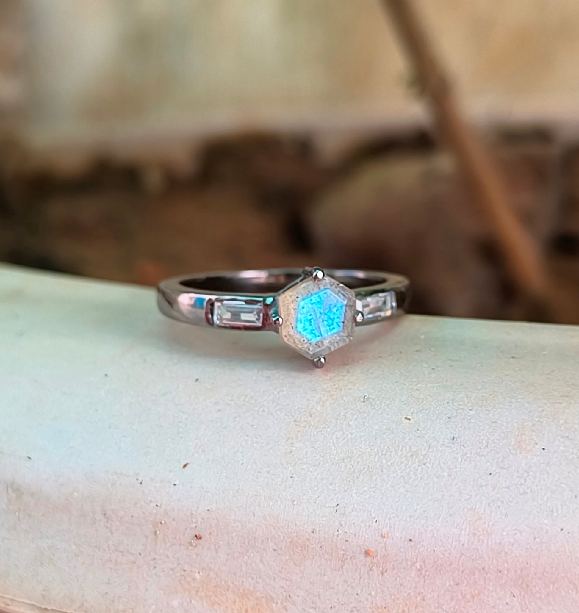925 Sterling Silver Dainty Engagement Ring – Silverforestaa - SILVERFORESTAA