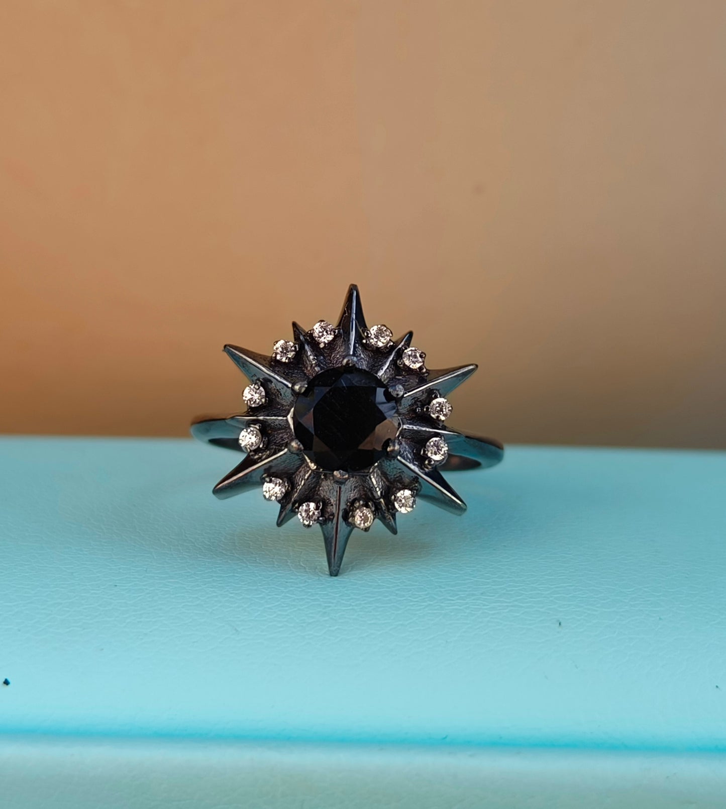 Handmade Black Onyx Ring – Sterling Silver Dainty Jewelry