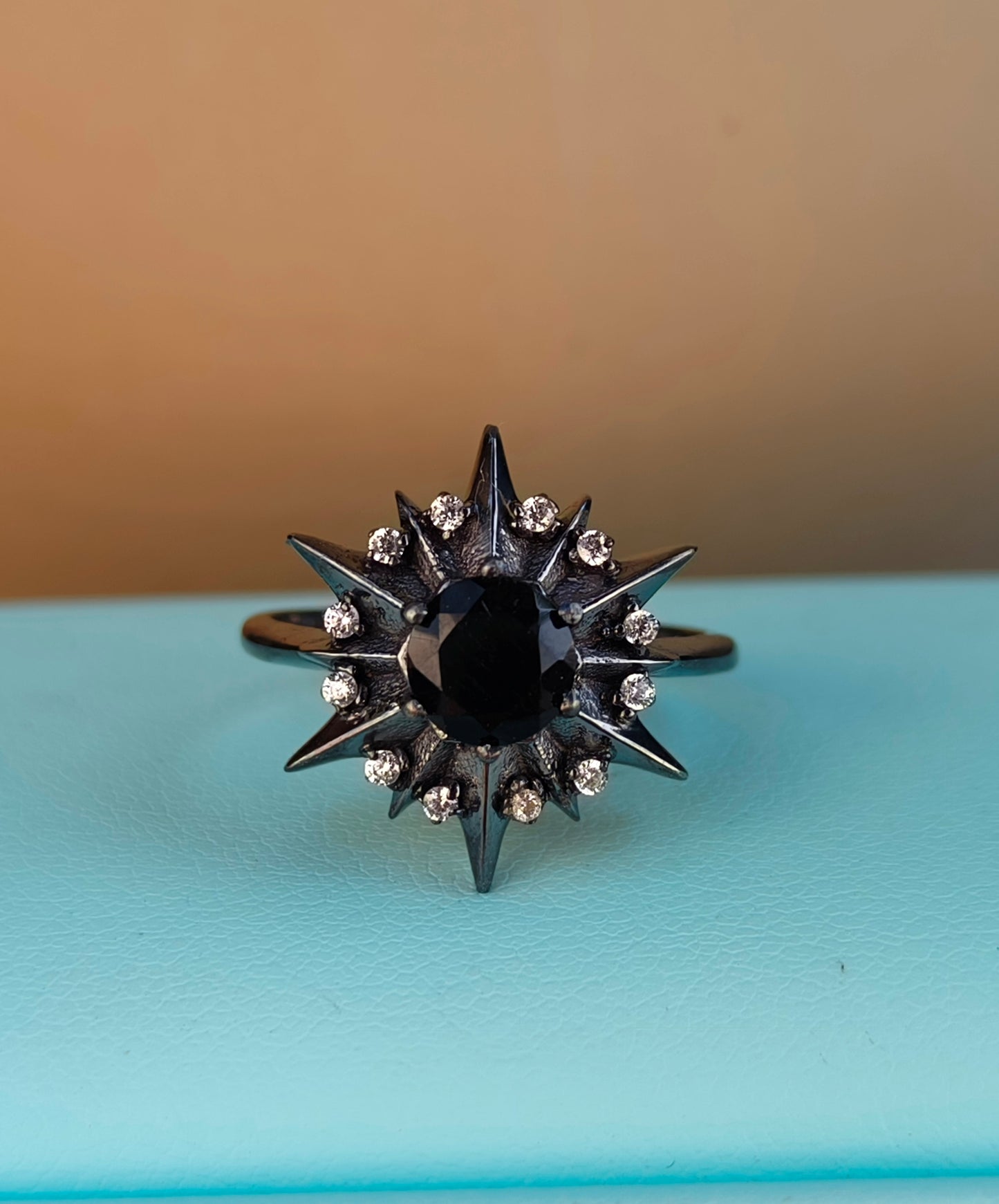 Handmade Black Onyx Ring – Sterling Silver Dainty Jewelry