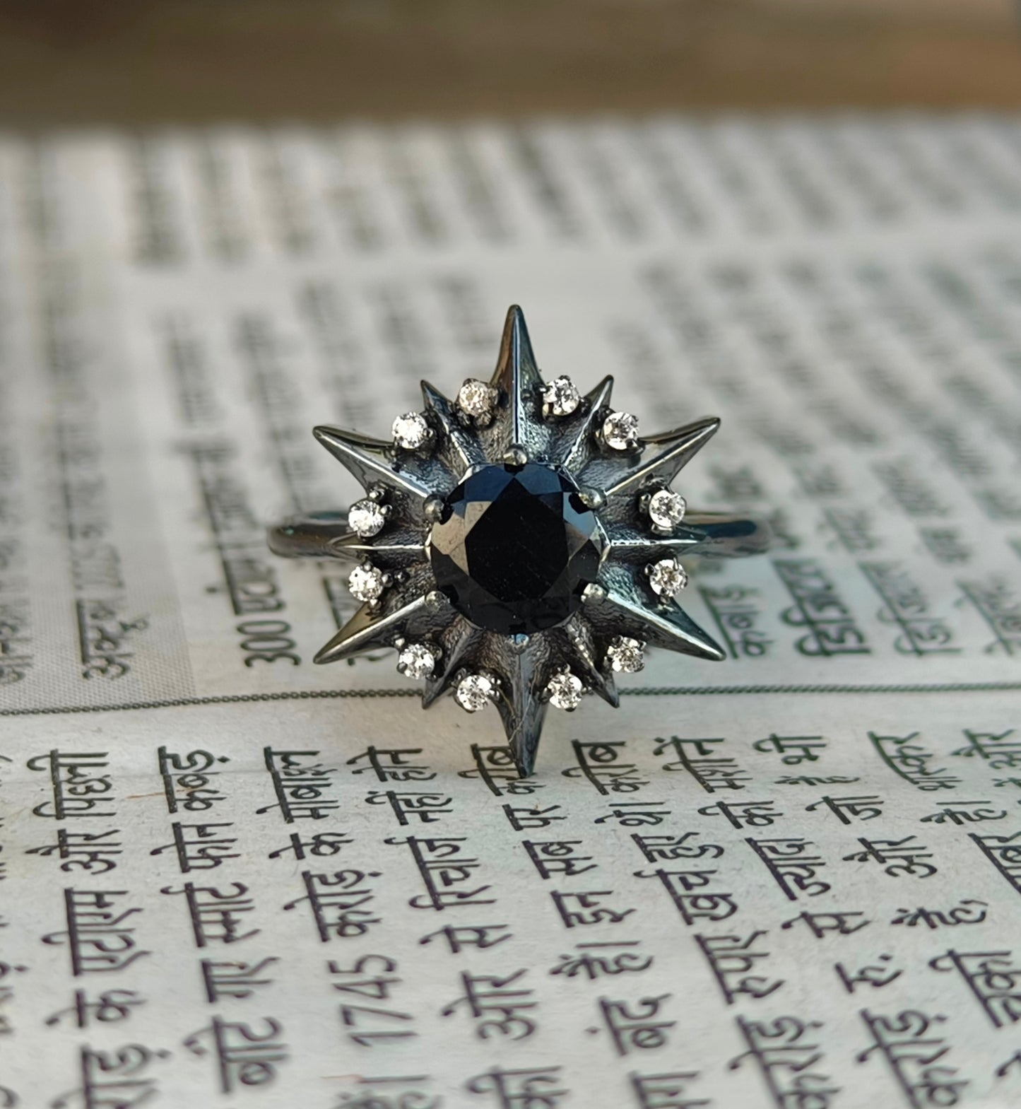 Handmade Black Onyx Ring – Sterling Silver Dainty Jewelry