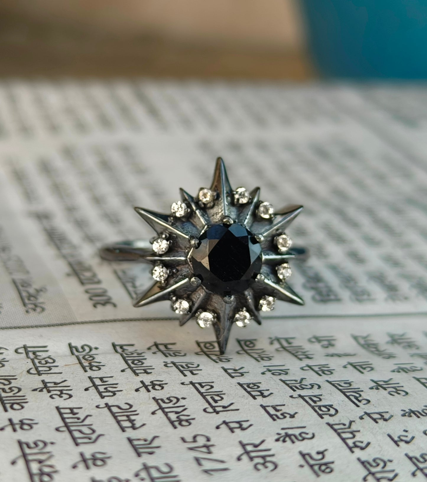 Handmade Black Onyx Ring – Sterling Silver Dainty Jewelry