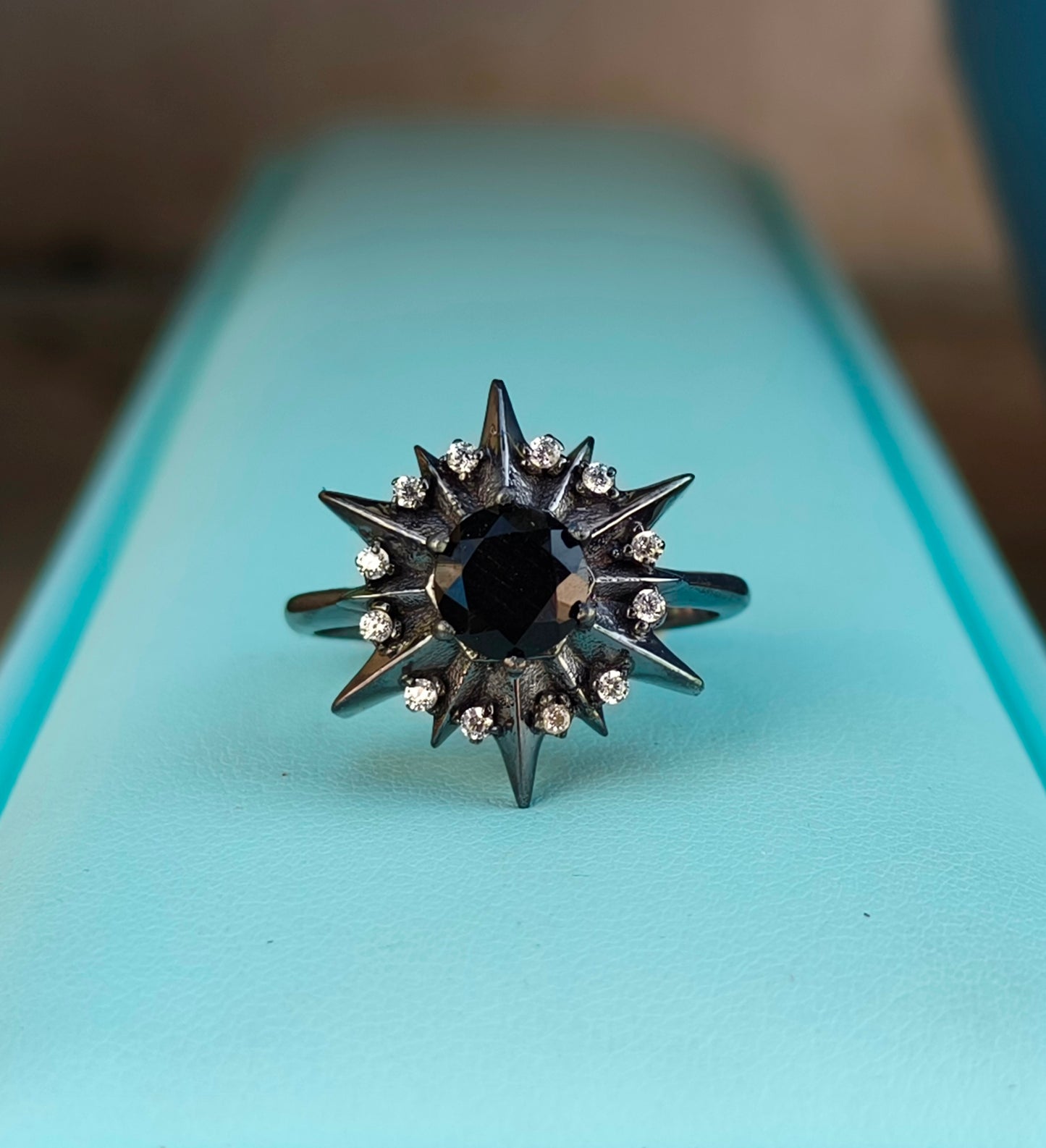 Handmade Black Onyx Ring – Sterling Silver Dainty Jewelry