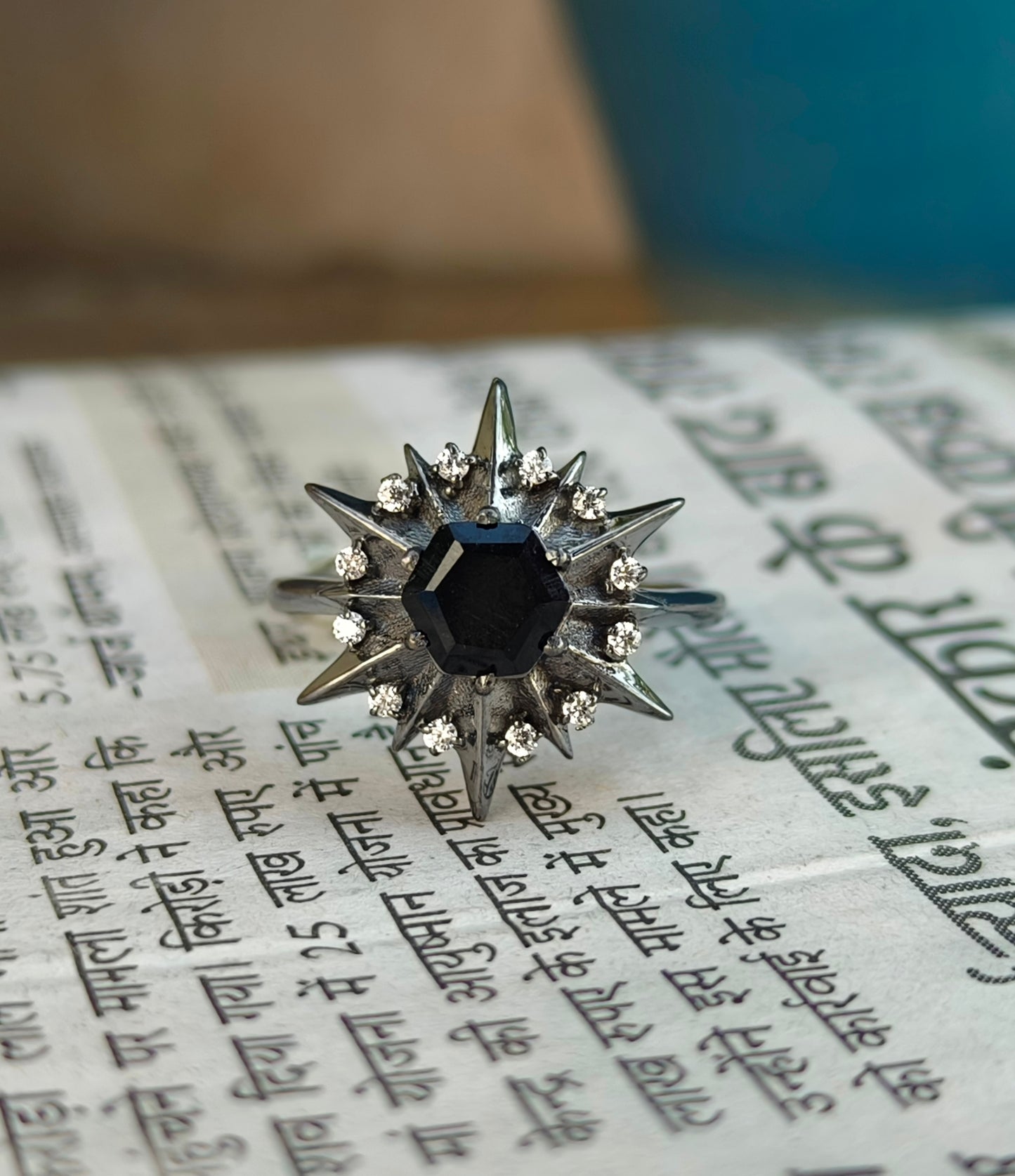 Dainty Black Onyx Ring – Handmade Sterling Silver Jewelry