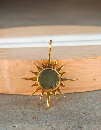 Authentic Raw Moldavite Pendant – 925 Silver Necklace