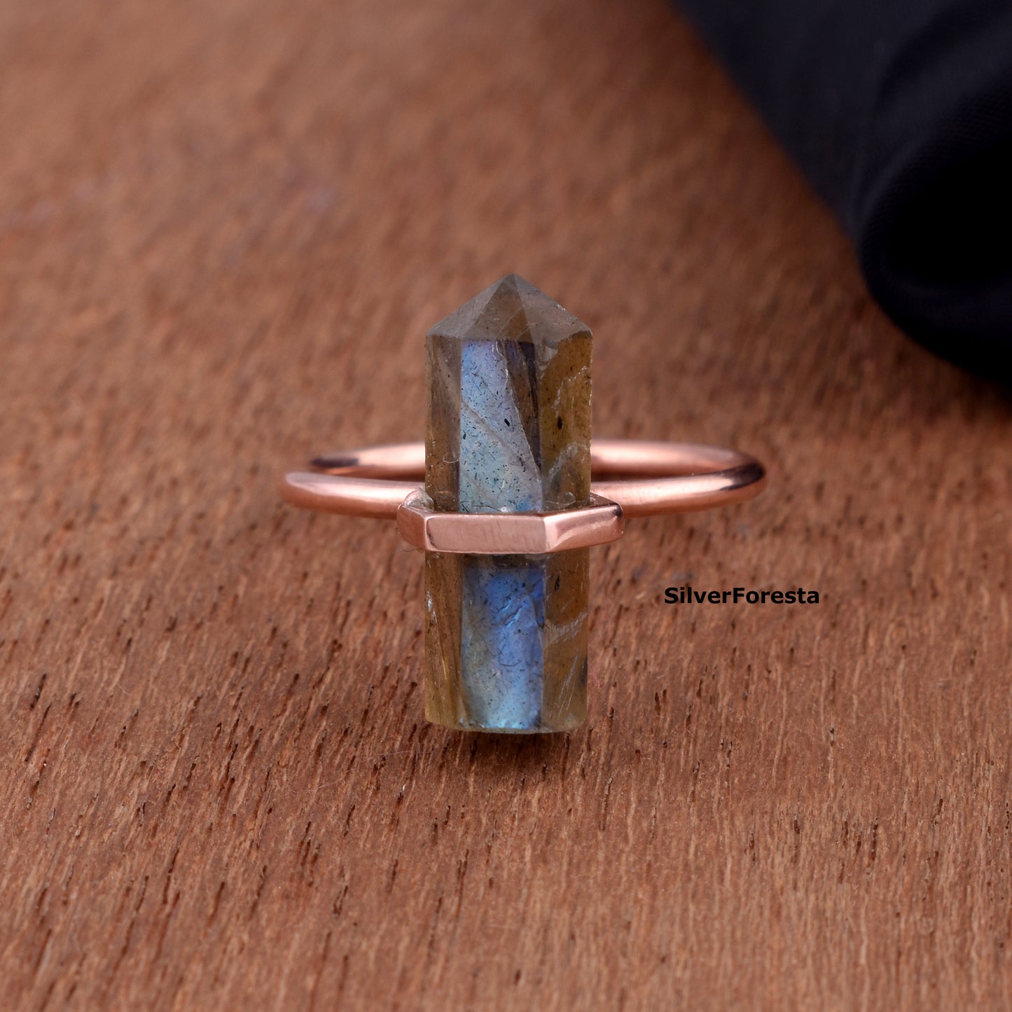 Handmade Labradorite Ring – Silver Jewelry