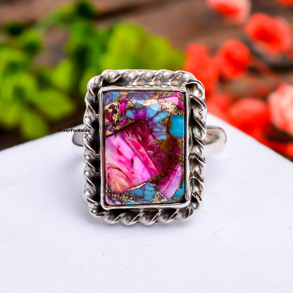 Elegant Turquoise Silver Ring – Timeless Beauty