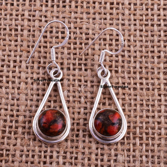 Natural Copper Turquoise Earring